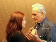 Grateful young slut thanks grandpa with sex 4/16