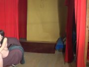 Big booty chick having fun in backstage 1/16