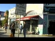 Naughty wife enjoying threesome 1/16