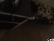 Black GF Working Her Ass On His Lap 9/16