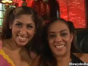 Two Babes Share A Cock With Their Mouths 7/16