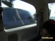 Brunette wife screwed in park 3/16