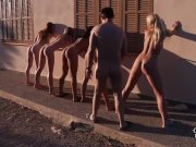 Five sexy hotties penetrated in nice groupsex 11/16