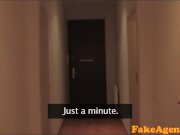 FakeAgent Blonde amateur babe fucks on period 1/16