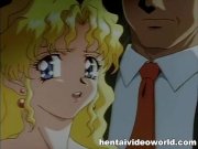 Anime blonde merciless fuck at desert island