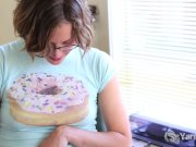 Fresh Cutie Immie Fingering Her Hairy Twat 1/16