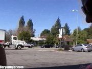 LesbianOlderYounger Dildo Shared by 2 Pussies 2/16