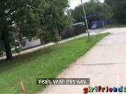 Girlfriends Hot babes lick pussy in the park 3/16