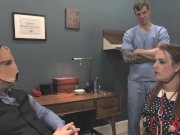 Deranged doll girl gets face and ass fucked 1/16