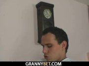 He slams sewing granny from behind 12/16