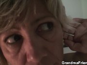 Hot 3some with granny and boys teen thiefs 3/16