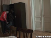 Hot 3some with granny and boys teen thiefs 5/16