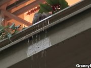 Lonely 60 years old granny swallows big cock 4/16