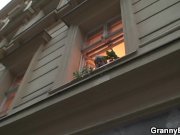 Lonely 60 years old granny swallows big cock 5/16