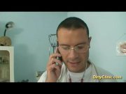 Blonde babe in huge drilling 3/16