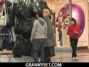 Young dude picks up and fucks mature blonde 1/16