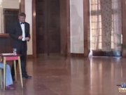 Young redhead fucks old teacher to pass exam 2/16