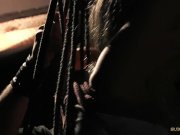 Blonde hard fucked by machine while bound in  5/16