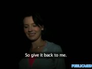 PublicAgent Babe sucks and fucks in the dark 7/16