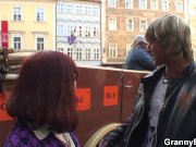 70 years old bitch rides stranger's cock 2/16