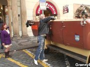 70 years old bitch rides stranger's cock 7/16