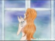 One Piece Hentai - Luffy heats up Nami 2/16