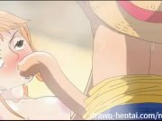 One Piece Hentai - Luffy heats up Nami 5/16
