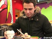 Huge titted granny and boy 2/16