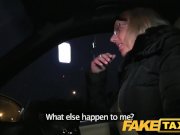 FakeTaxi Blonde gets her kit off in taxi cab 4/16