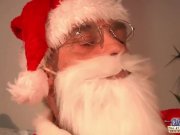 Dirty santa slapping teenie for being nasty 2/16