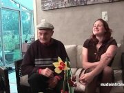 FFM Two horny hotties sharing an old cock 4/16