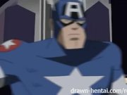 Superhero Hentai - Wonder Woman vs Cap 2/16