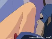 Superhero Hentai - Wonder Woman vs Cap 3/16