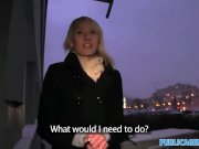 PublicAgent Amateur blonde masturbates 3/16