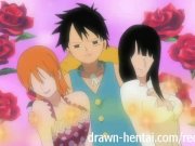 One Piece Hentai - Boa seduces Luffy 4/16