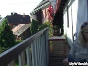 Wife finds her old mom and husband fucking 1/16