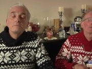 Two old dicks double penetrates young twat 1/16