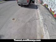 Busty Molly Jane Fucks Outside for Cash 1/16