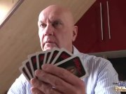 Old geezer does and facializes blonde teenie 1/16