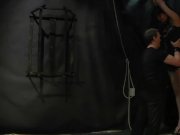 Brunette slut hard spanked and hot waxed 1/16