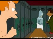 Futurama Hentai - Shower threesome 3/16