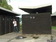 He fucks old bitch in public place 3/16