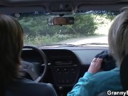 70 years old granny gets banged roadside 3/16
