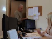 Old boss fuck deep his blonde young secretary 2/16