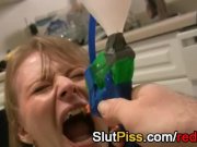 Lesbian piss slut training 10/16