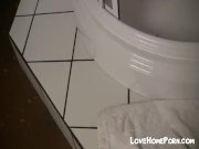 Beautiful busty girl takes a shower 2/16