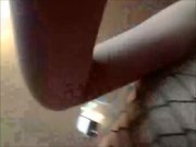 Hot brunette with big boobs gently fingering  9/16