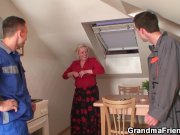 Old granny offers her pussy as a payment 10/16