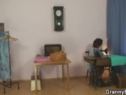 Lonely granny takes his horny cock 1/16