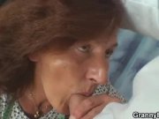 Lonely granny takes his horny cock 11/16